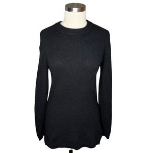 BARROW & GROVE Sweater Black 100% Cashmere Crew Neck Women's Size Small Classic
